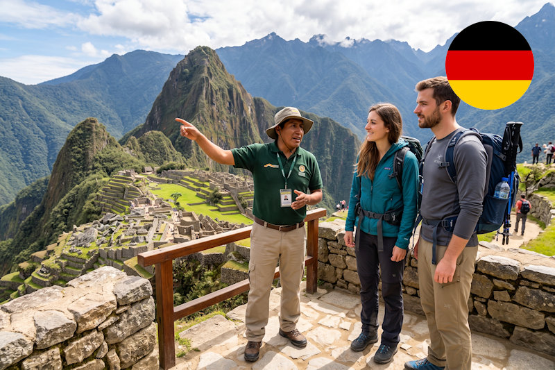 Machu Picchu idegenvezető németül