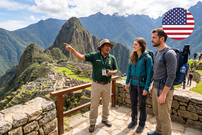 Machu Picchu idegenvezető angolul