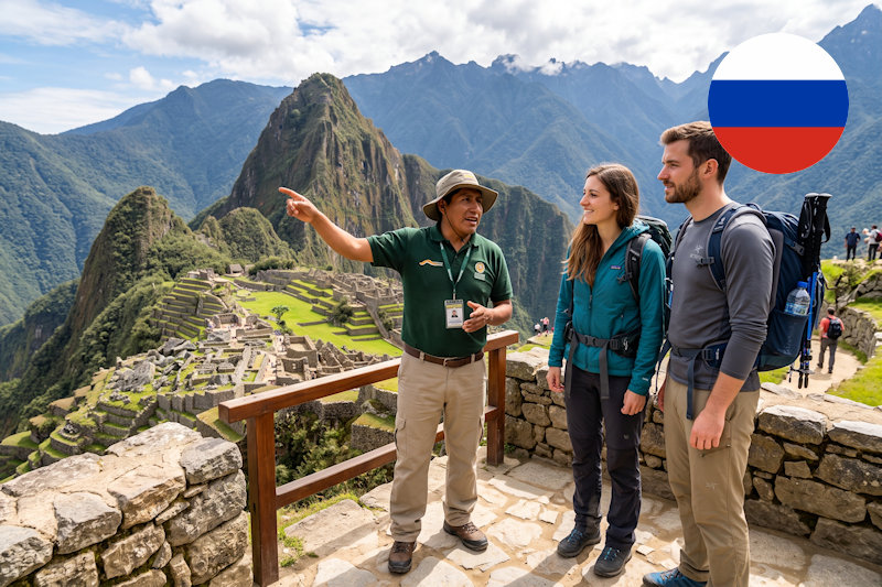 Machu Picchu idegenvezető oroszul